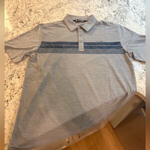 NWOT Travis Mathew Gray Polo Size Medium